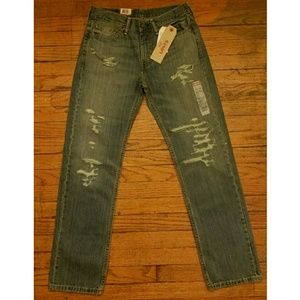 Mens Levi distressed jeans 29×30 Style:514